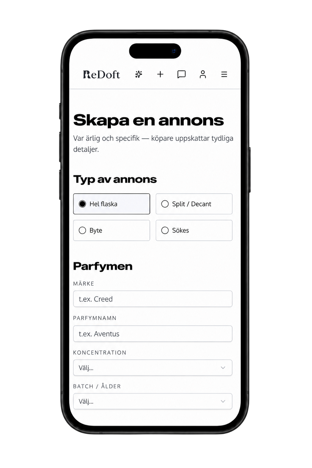 ReDoft på mobilen